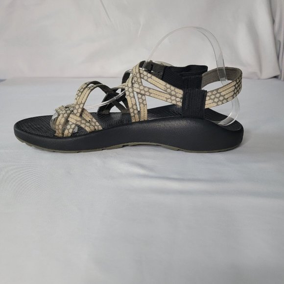 Chaco ZX/2 Yampa Sandals Sport Hiking Strappy Toe Loop Light Beam Gray Size 10 - Picture 2 of 11